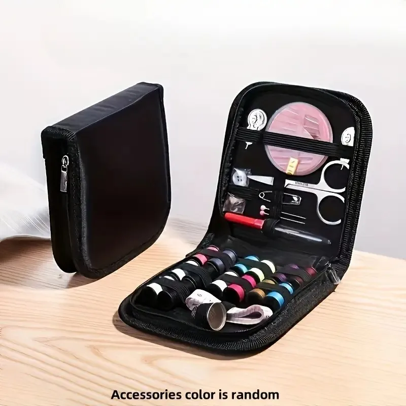 Embroidery Kit Set - 1Bag 27Pcs Sewing Kit, Multi-Purpose Portable