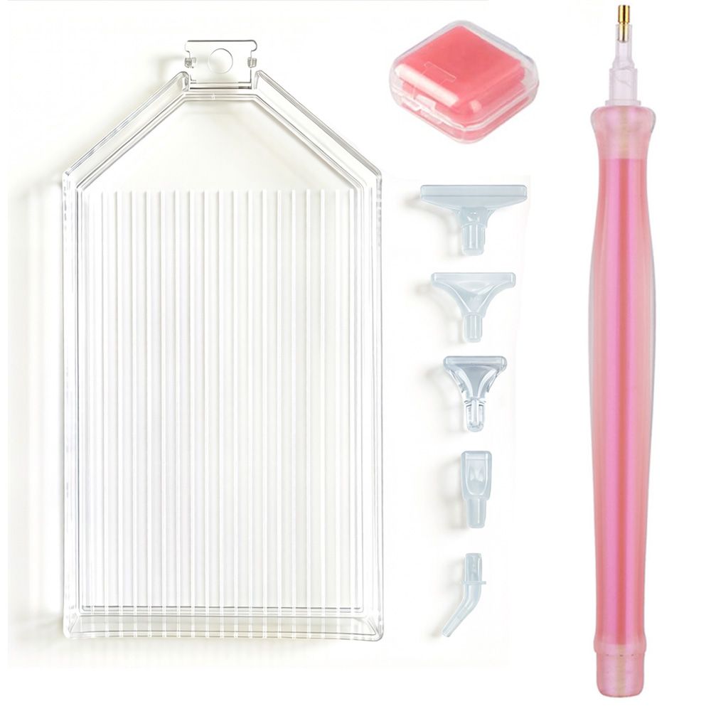 Embroidery Needle Pen - Diamond Painting Accessories Pen Tray Set