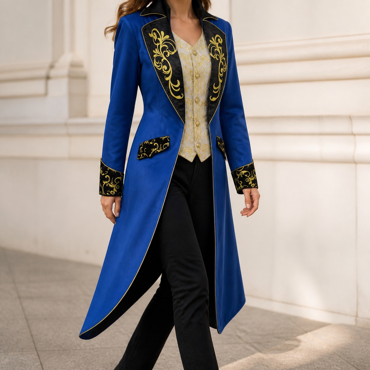 Embroidery Jacket - Women's Printed Long Sleeve Vintage All
