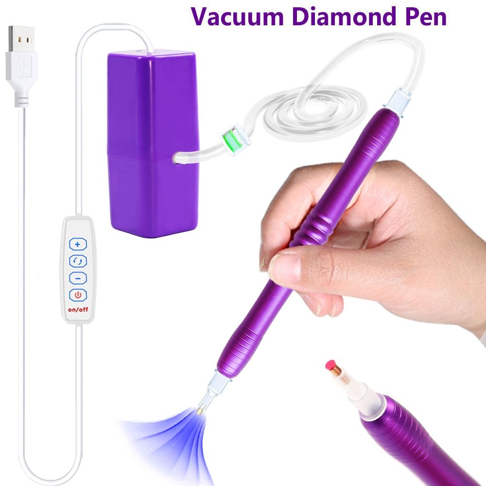 Embroidery Needle Pen - Electric Vacuum Diamond Painting Pen Kits