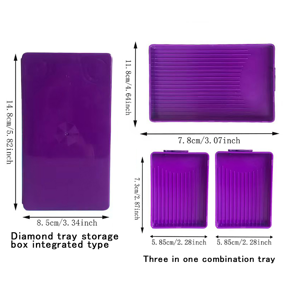 Diamond Painting Tray with Lid - đánh giá và giá Embroidery Needle Pen