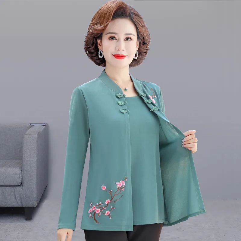 Middle-Aged Women Embroidery C - đánh giá và giá Embroidery Cardigan