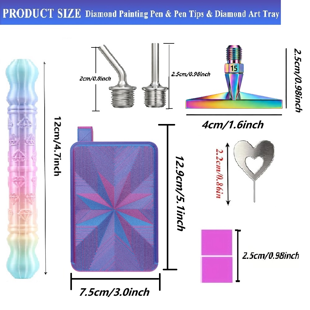 3D Diamond Pattern Dotting Pen - đánh giá và giá Embroidery Needle Pen