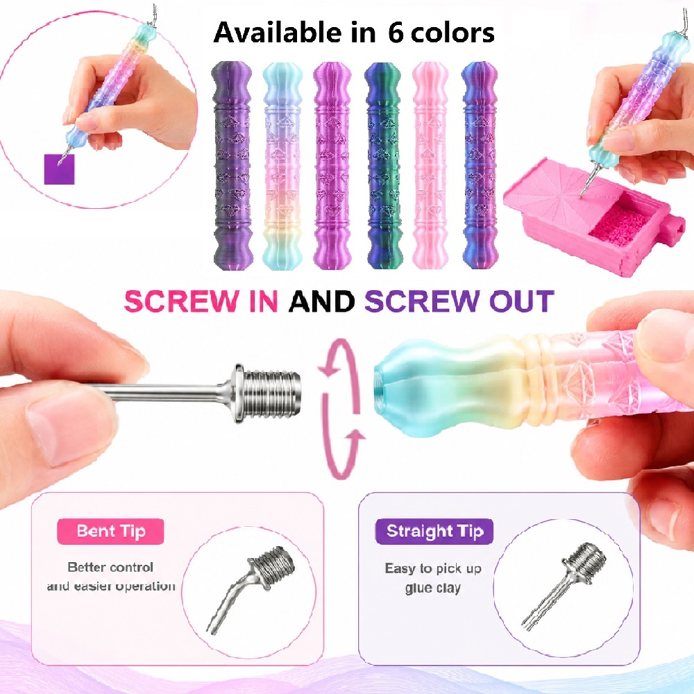 3D Diamond Pattern Dotting Pen - đánh giá và giá Embroidery Needle Pen