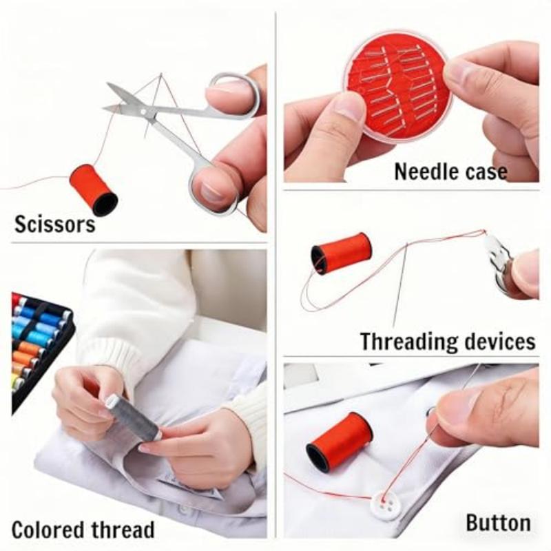 1Bag 27Pcs Sewing Kit, Multi-P - đánh giá và giá Embroidery Kit Set