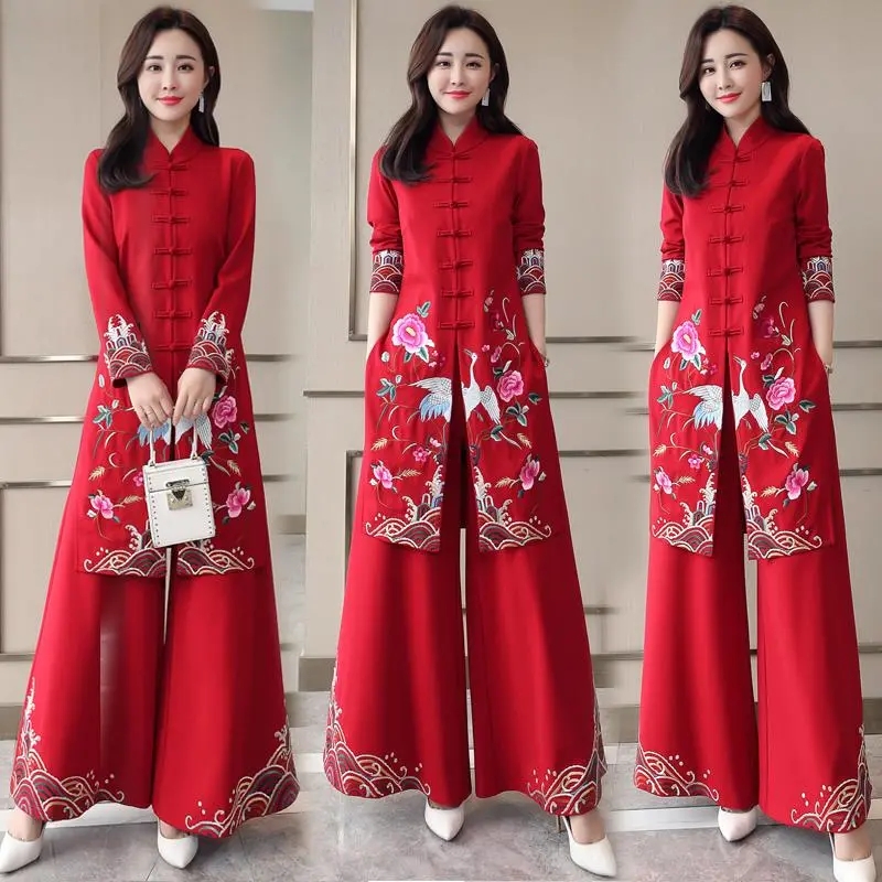 Long Ethnic Style Cheongsam Se - đánh giá và giá Embroidery Youtube