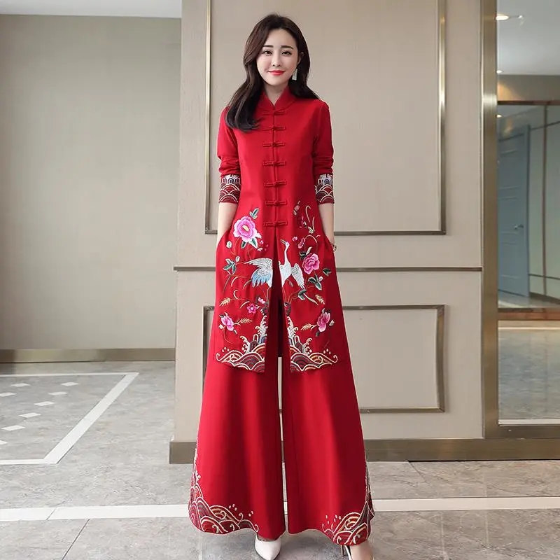 Long Ethnic Style Cheongsam Se - đánh giá và giá Embroidery Youtube
