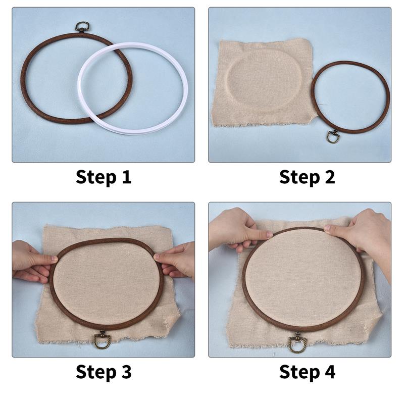 Sewing Tool Round Oval Wooden  - đánh giá và giá Embroidery Zone