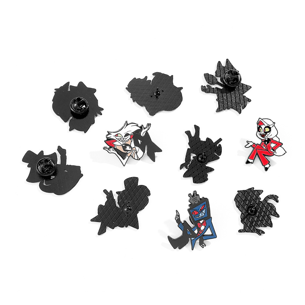 Hazbin Hotel Enamel Pin Brooch - đánh giá và giá Embroidery Textile