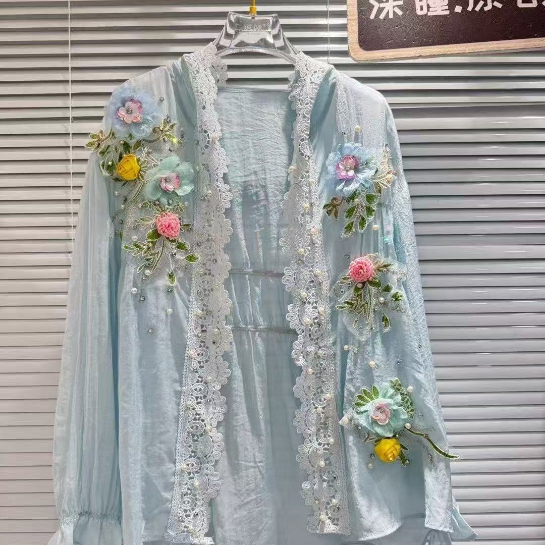 New In Breathable Hooded Sunsc - đánh giá và giá Embroidery Cardigan