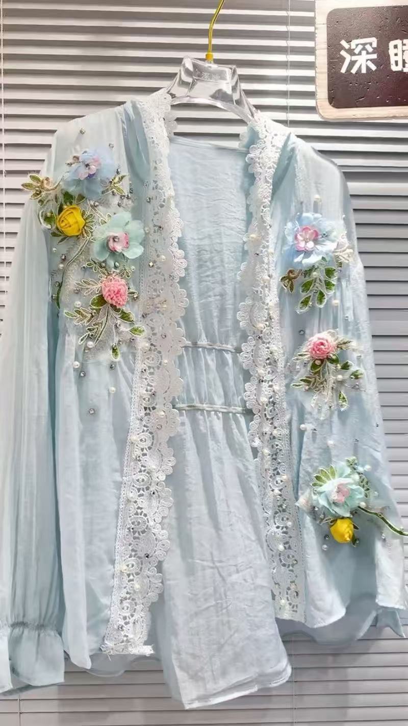 New In Breathable Hooded Sunsc - đánh giá và giá Embroidery Cardigan