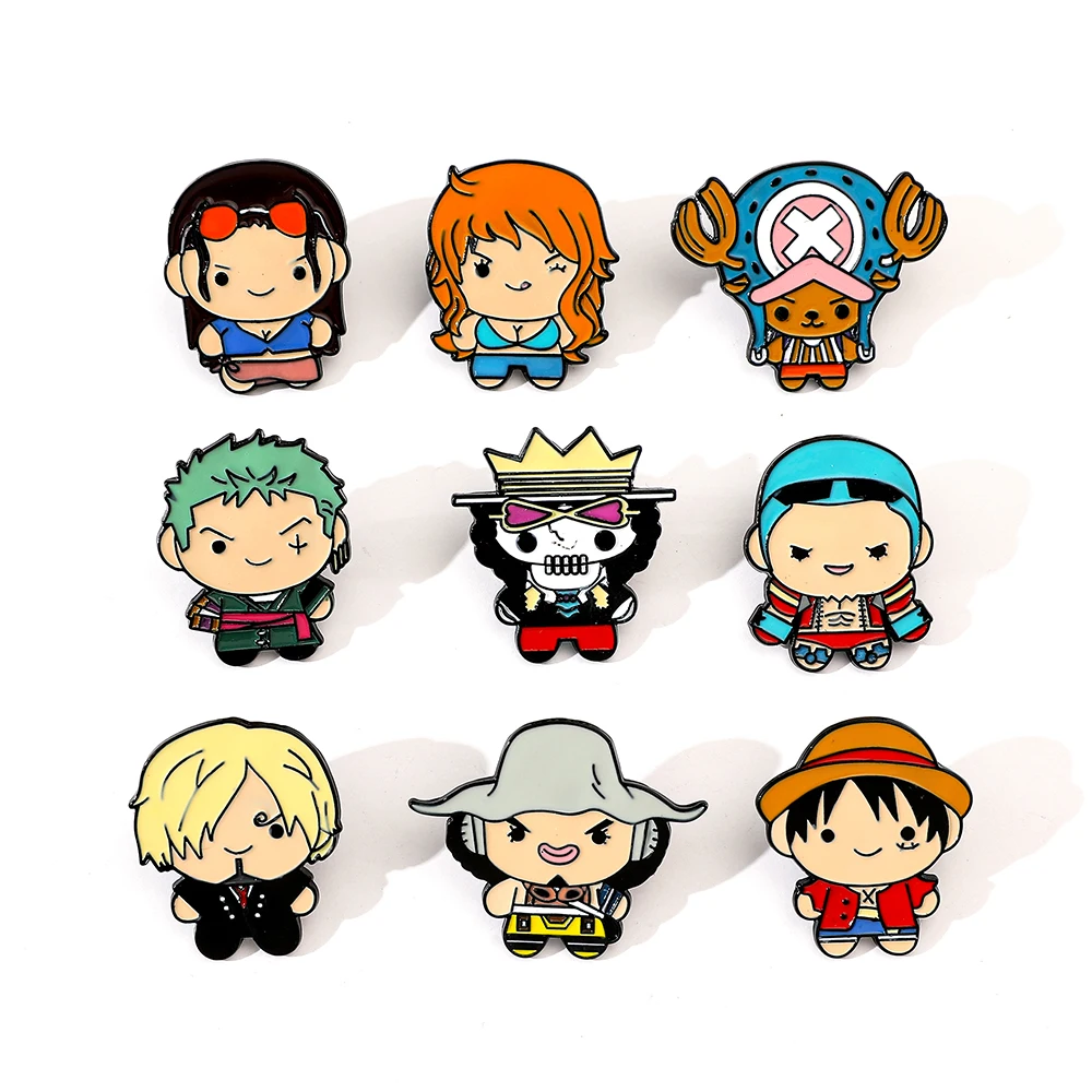 9 Pcs Creative Cartoon Brooch  - đánh giá và giá Embroidery Textile