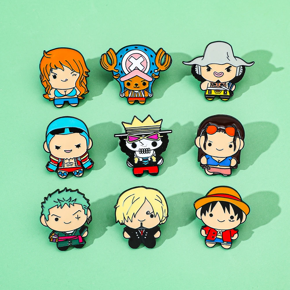 9 Pcs Creative Cartoon Brooch  - đánh giá và giá Embroidery Textile