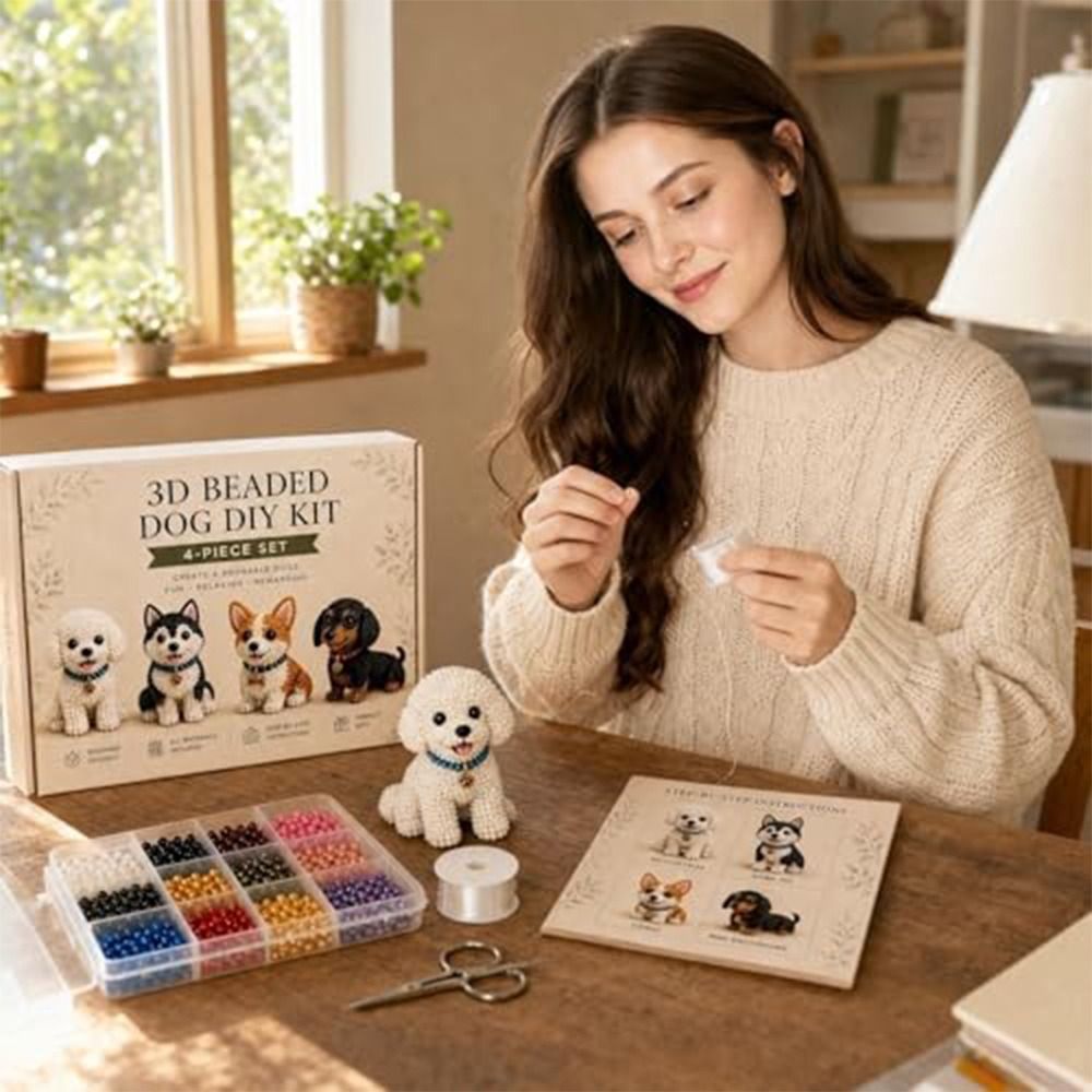 Handmade DIY Animal Bead Embro - đánh giá và giá Embroidery Kit Set