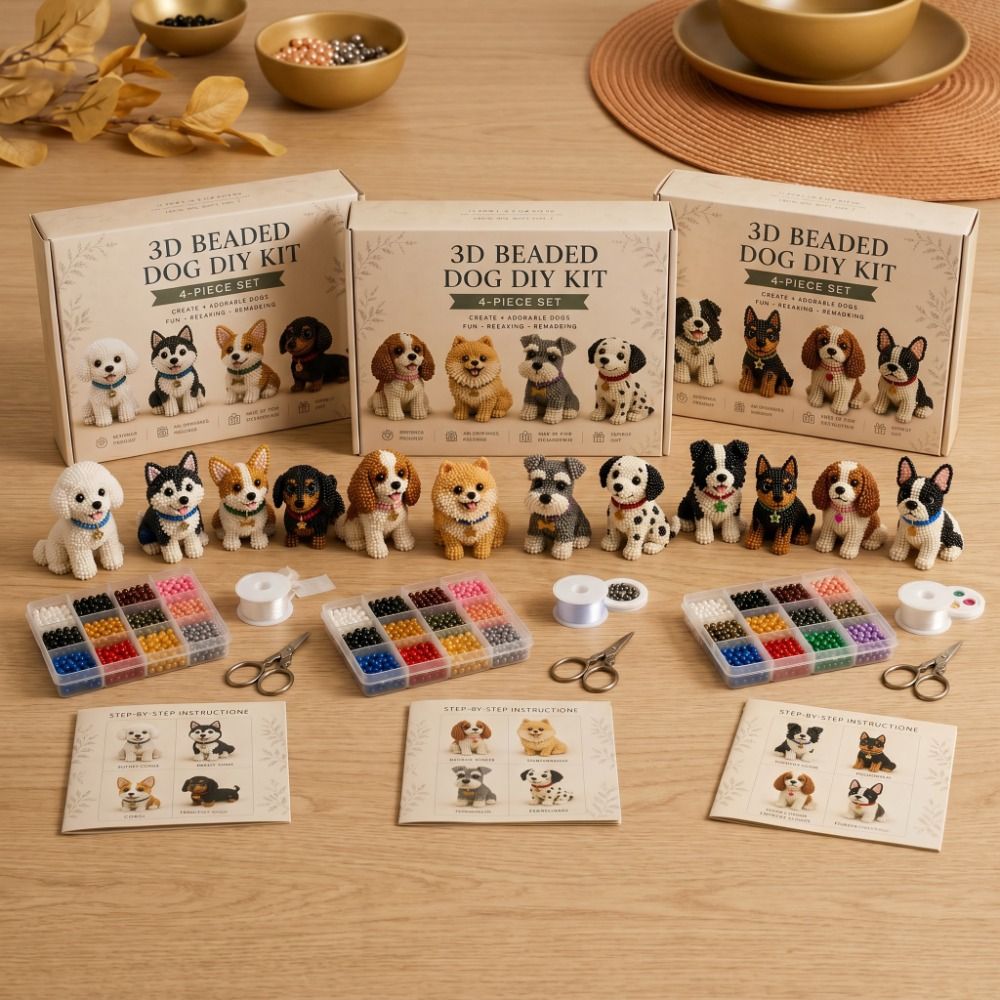 Handmade DIY Animal Bead Embro - đánh giá và giá Embroidery Kit Set