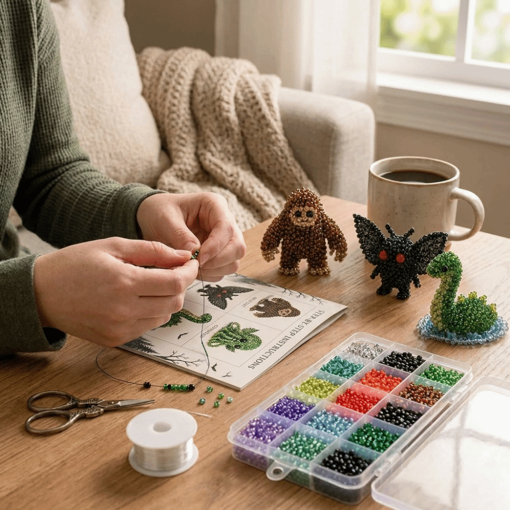 Handmade DIY Animal Bead Embro - đánh giá và giá Embroidery Kit Set