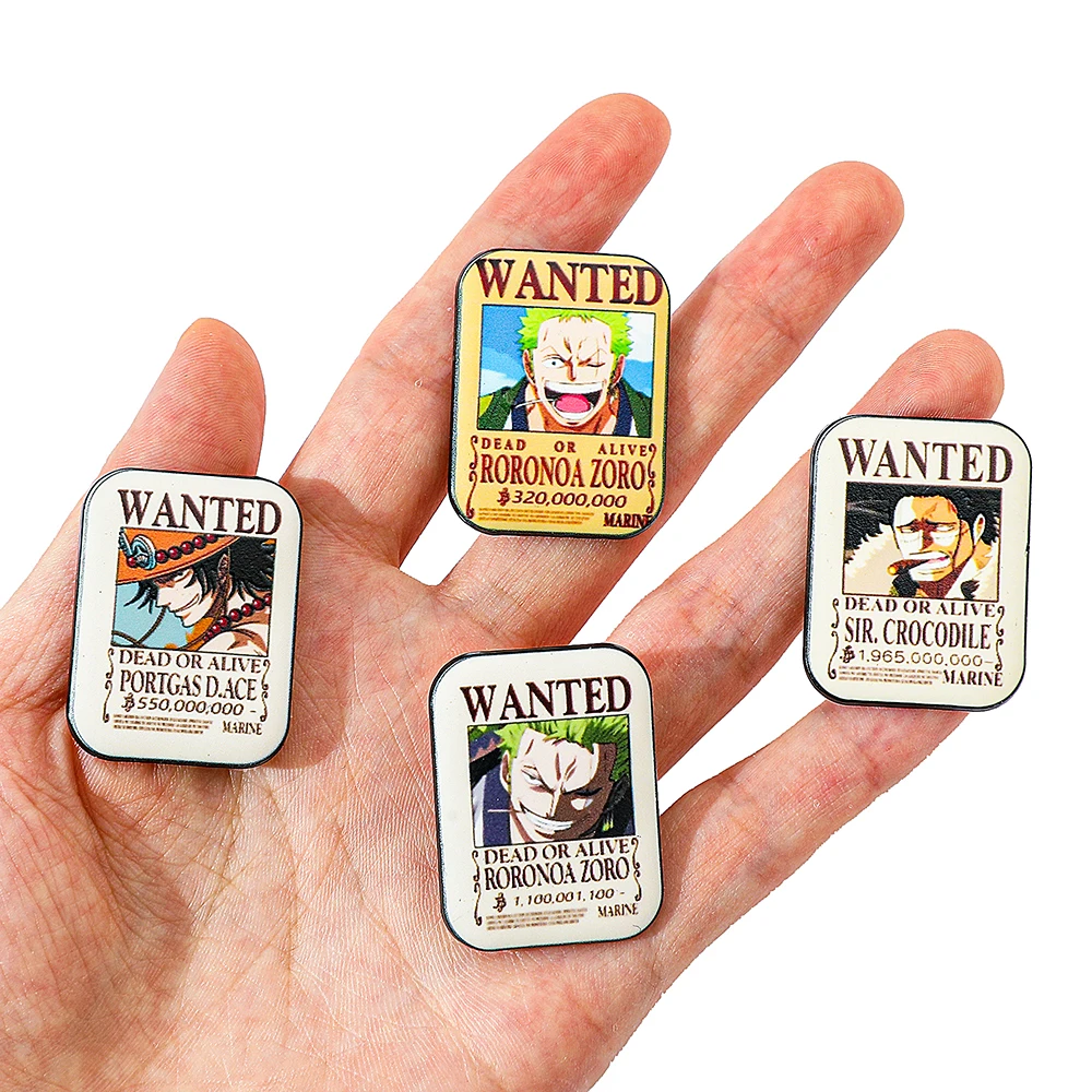 4 Pcs ONE PIECE Cartoon Anime  - đánh giá và giá Embroidery Textile