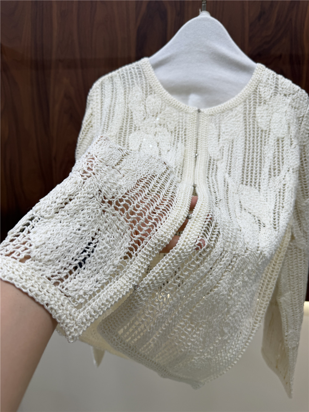 Women's Openwork Embroidered K - đánh giá và giá Embroidery Cardigan