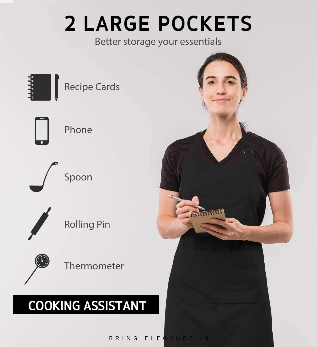18 Colors Custom LOGO Aprons F - đánh giá và giá Embroidery Kitchen