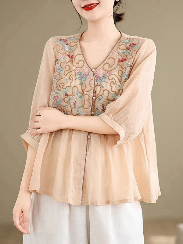 Summer New Heavy Embroidery Wo - đánh giá và giá Embroidery Cardigan