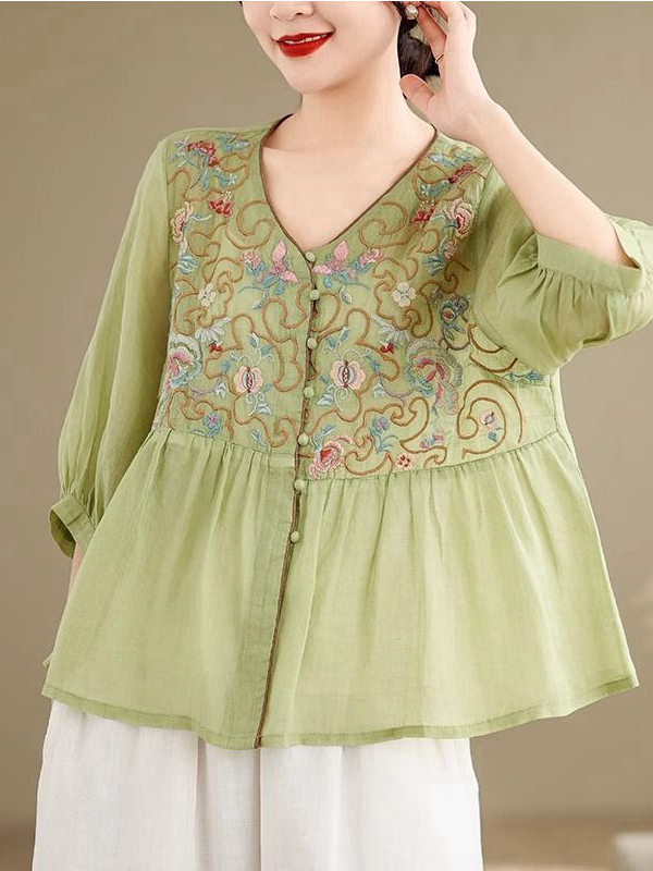 Summer New Heavy Embroidery Wo - đánh giá và giá Embroidery Cardigan