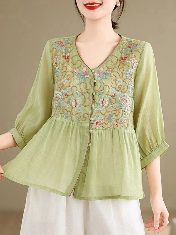 Summer New Heavy Embroidery Wo - đánh giá và giá Embroidery Cardigan