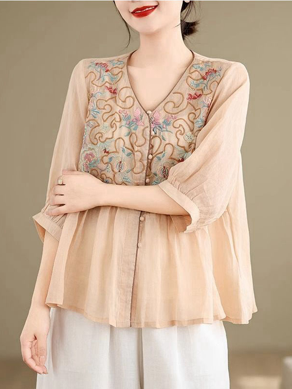 Summer New Heavy Embroidery Wo - đánh giá và giá Embroidery Cardigan