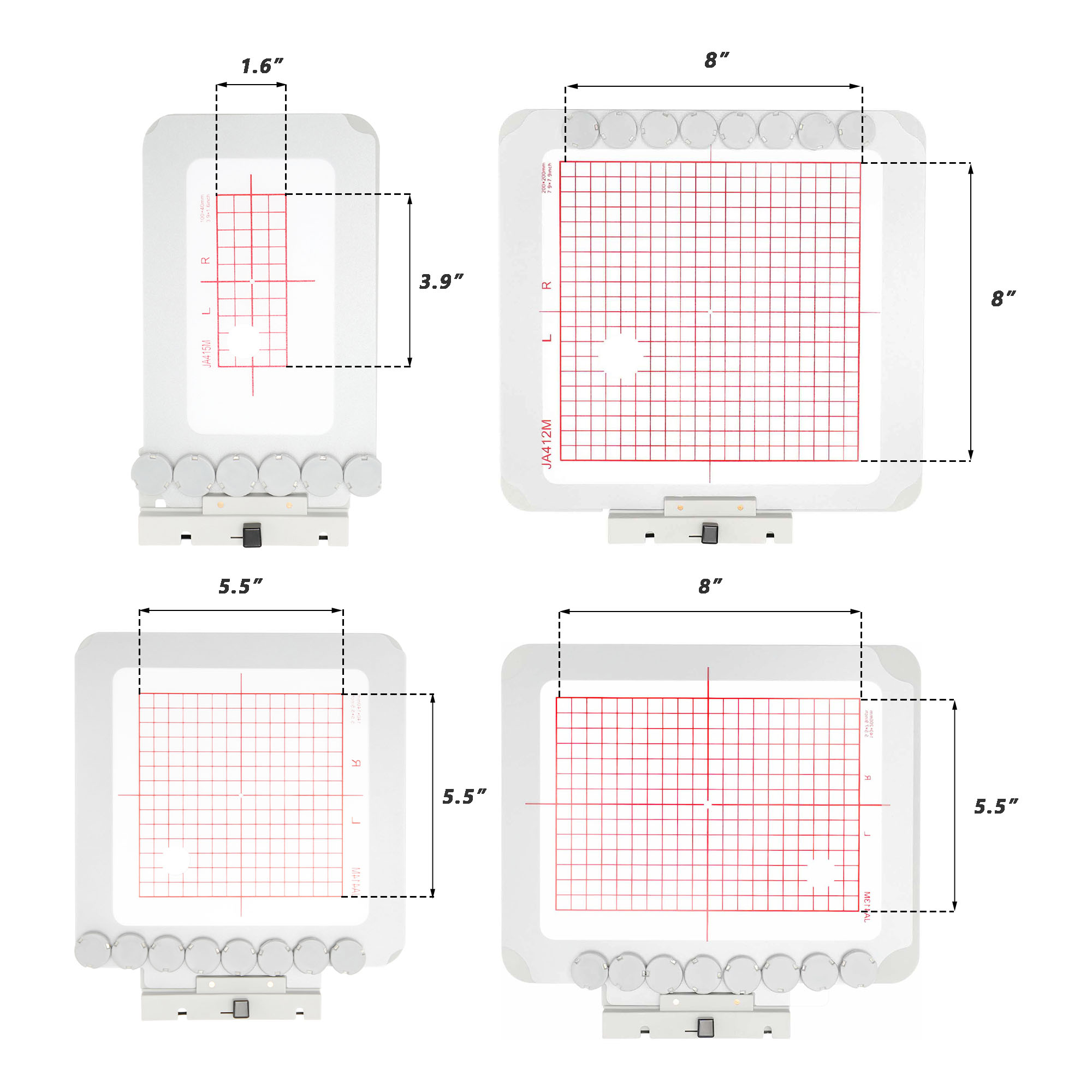 Magnetic Hoop for Janome MC 50 - đánh giá và giá Embroidery Zone