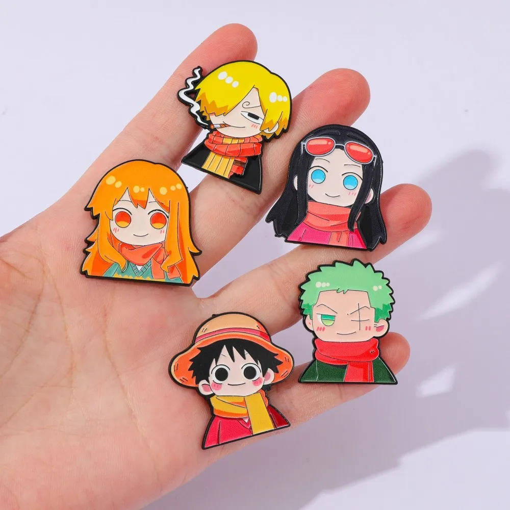5 Pcs Cute Anime Cartoon Brooc - đánh giá và giá Embroidery Textile