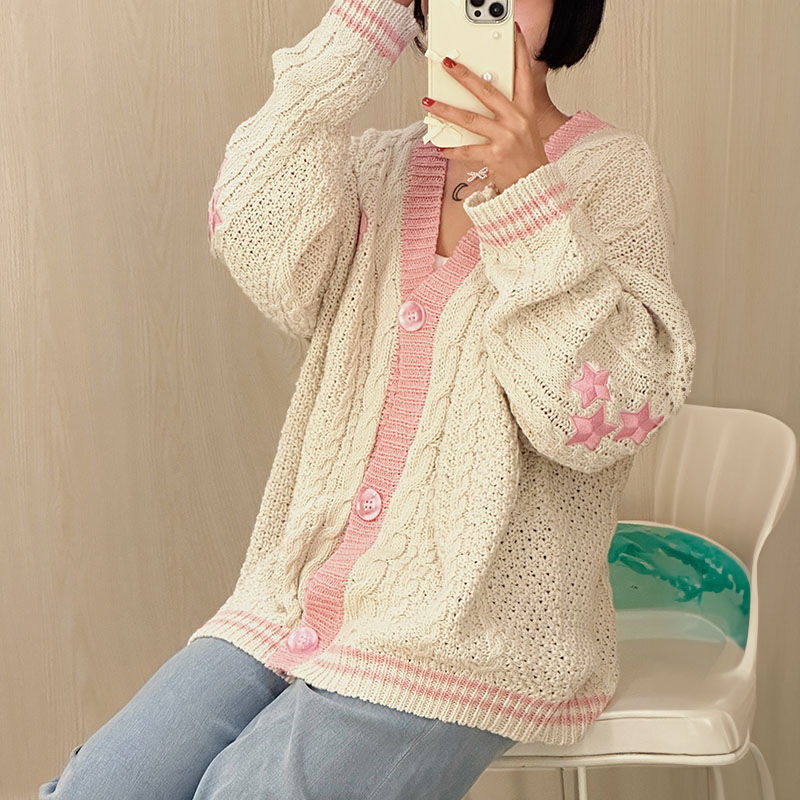 Lover Cardigan with Star Embro - đánh giá và giá Embroidery Lovers