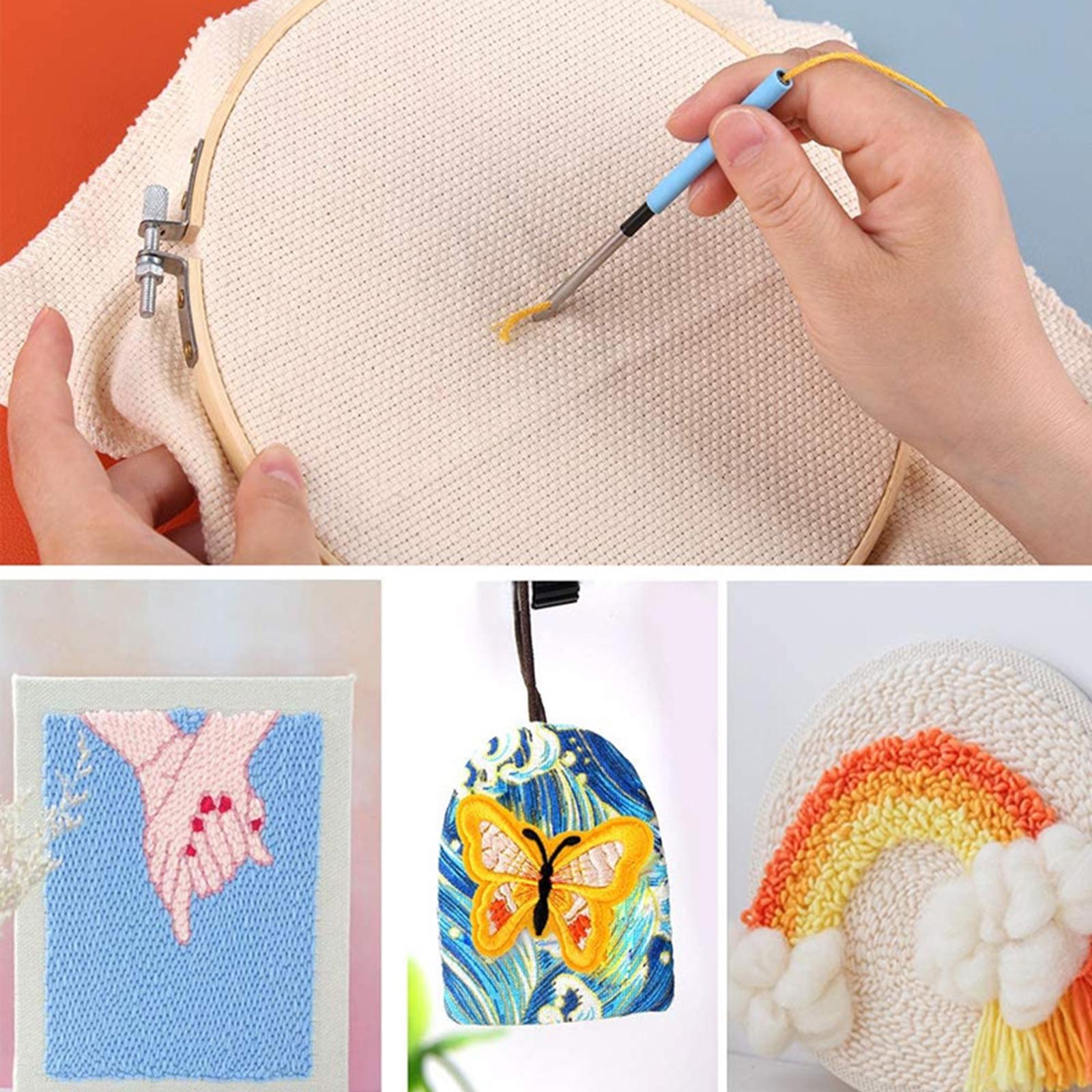 Punch Needle Embroidery Kit wi - đánh giá và giá Embroidery Kit Set