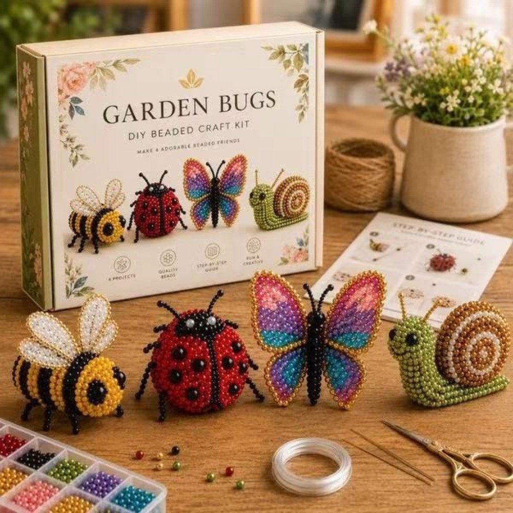 Handmade DIY Animal Bead Embro - đánh giá và giá Embroidery Kit Set