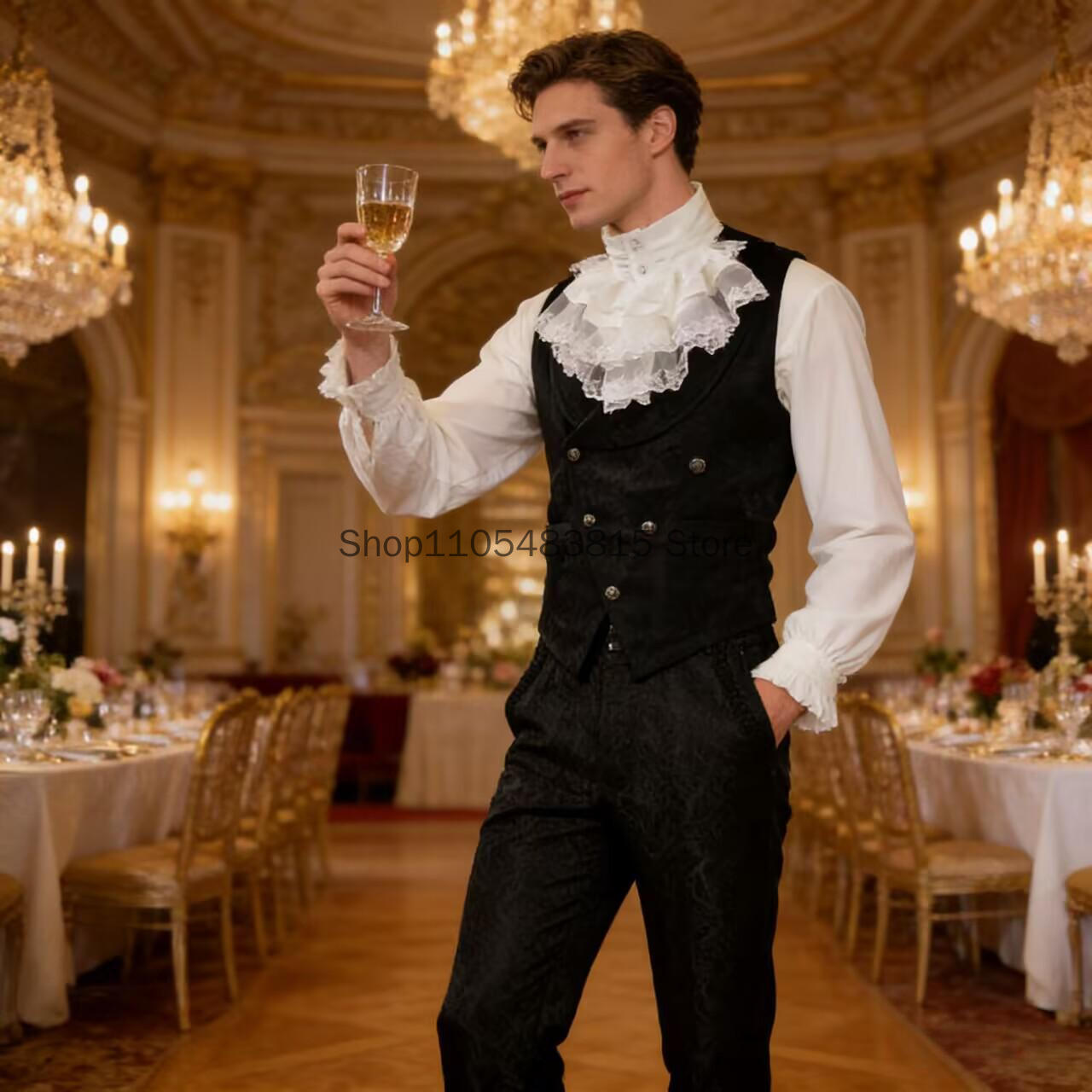Medieval Men's Noble Vest Embr - đánh giá và giá Embroidery Jacket