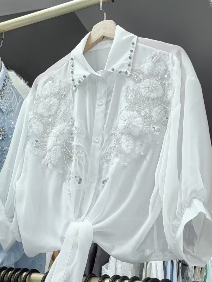 Streetwear Summer Sunscreen Bl - đánh giá và giá Embroidery Cardigan