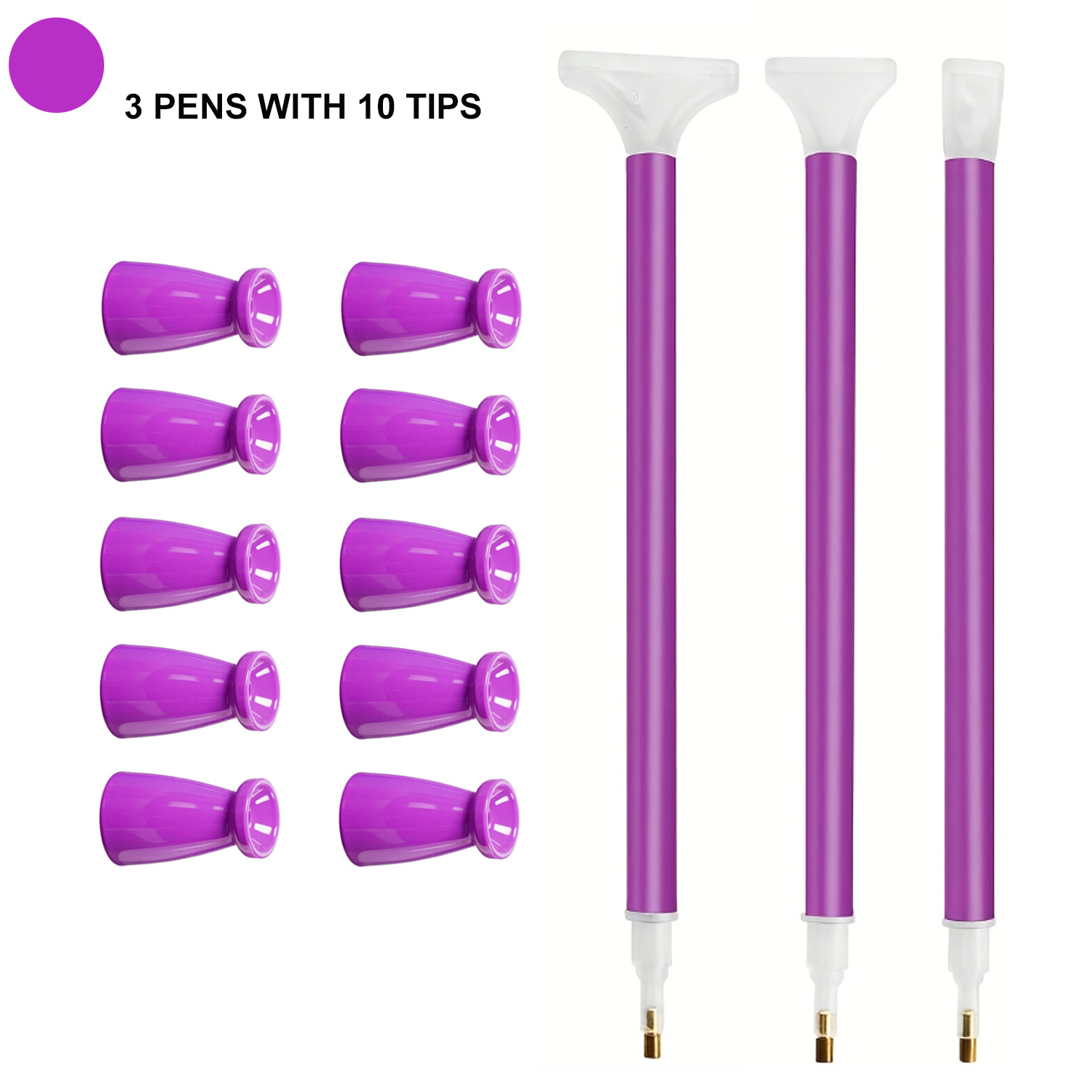 10 Silicone Tips & 3 Pens Diam - đánh giá và giá Embroidery Needle Pen