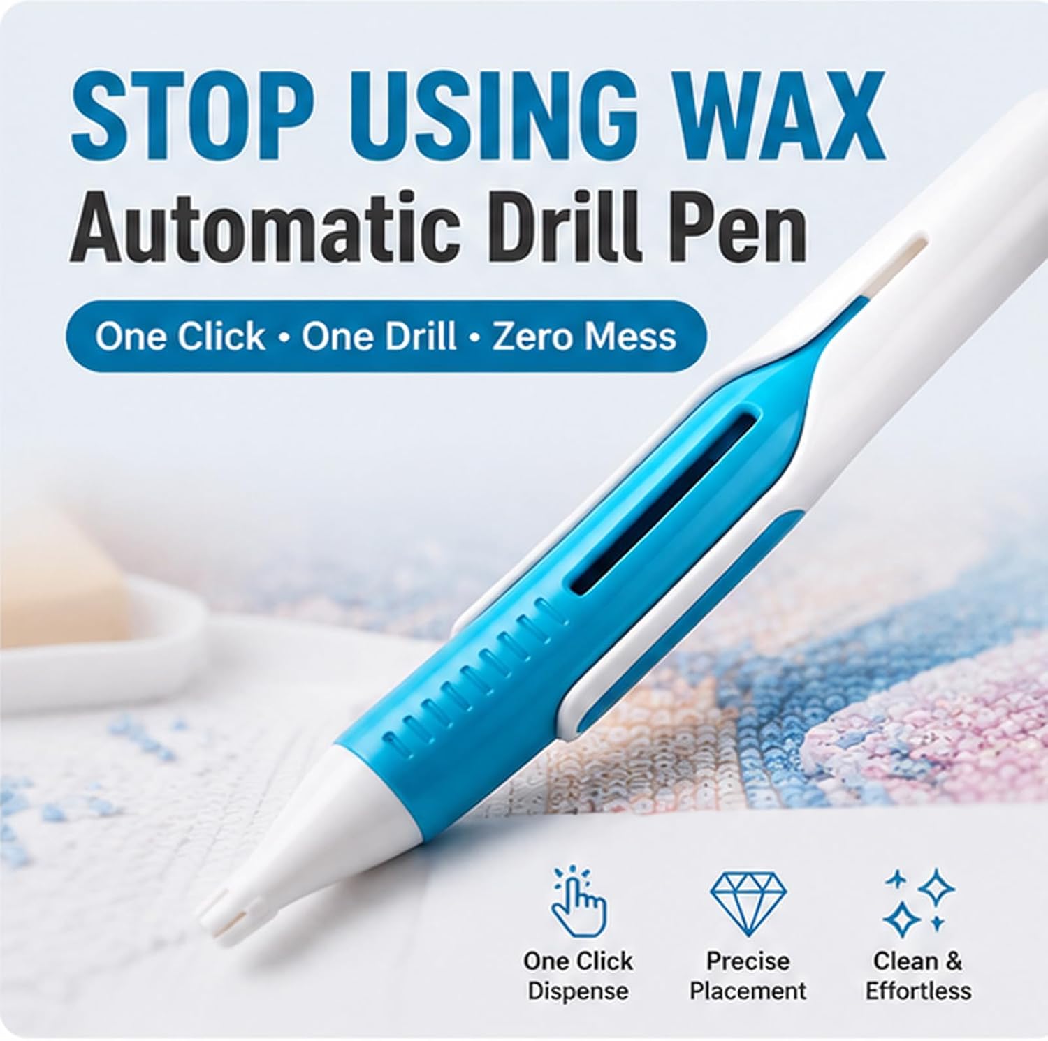 Automatic Diamond Painting Bea - đánh giá và giá Embroidery Needle Pen