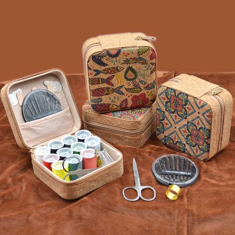 Vintage Cork Boho Floral Sewin - đánh giá và giá Embroidery Kit Set