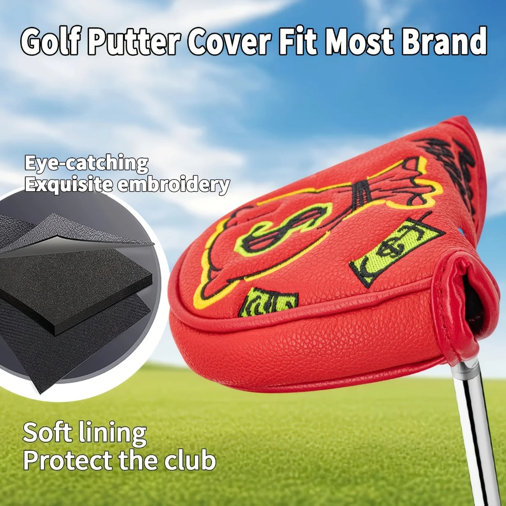 1pc Monocled Bear Design Golf  - đánh giá và giá Embroidery Design