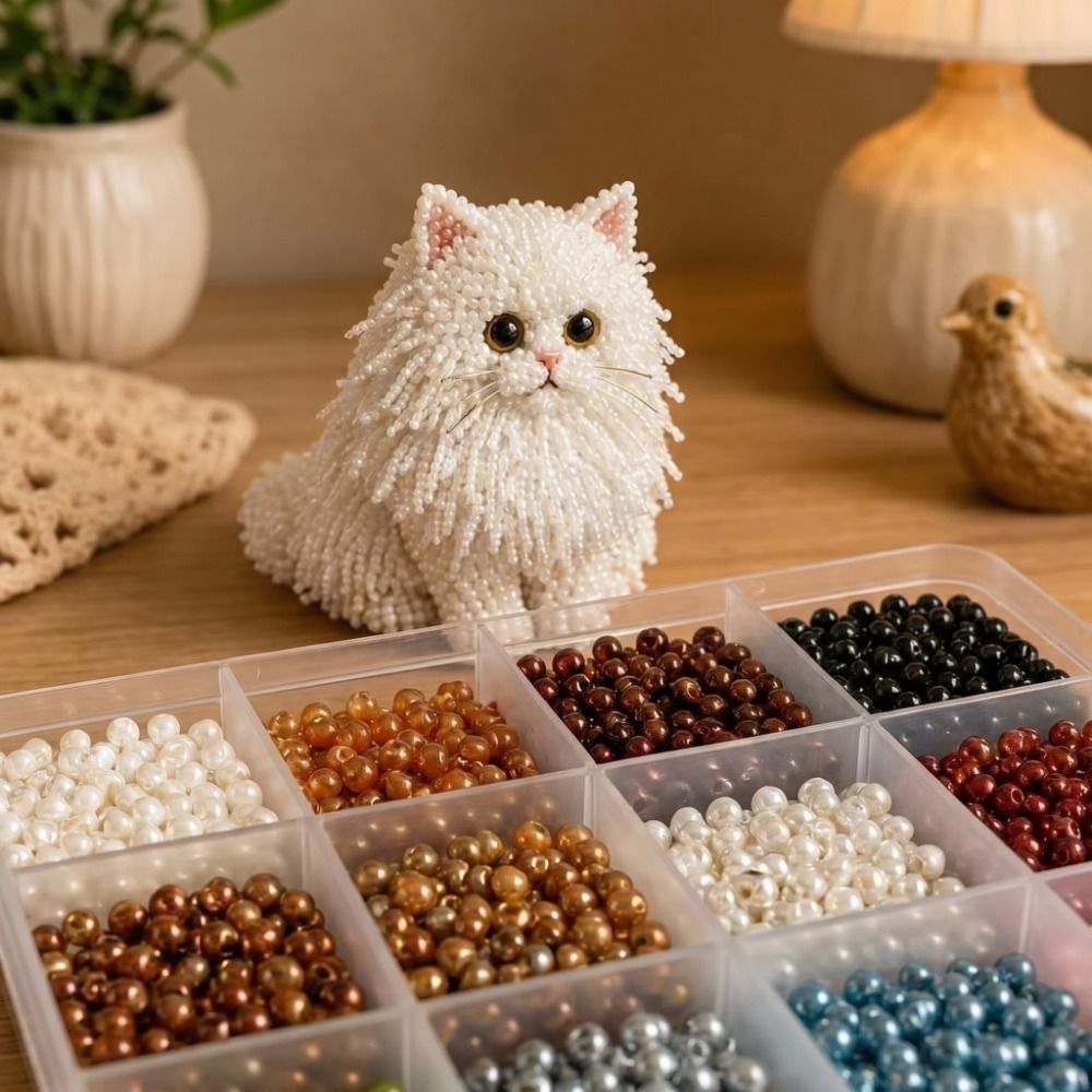 Handmade DIY Animal Bead Embro - đánh giá và giá Embroidery Kit Set