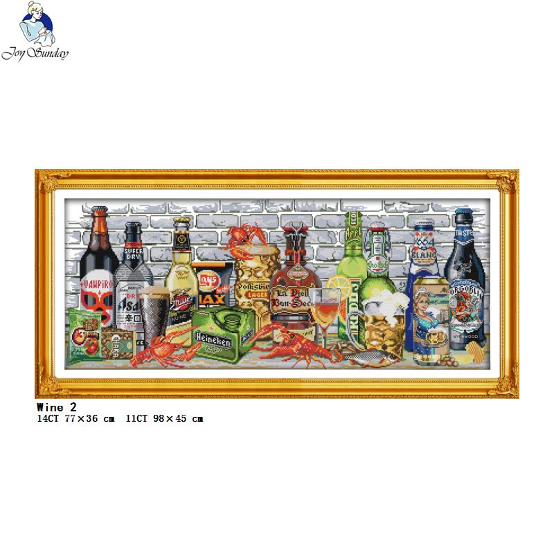Wine and Bottle Collection Pri - đánh giá và giá Embroidery Kitchen
