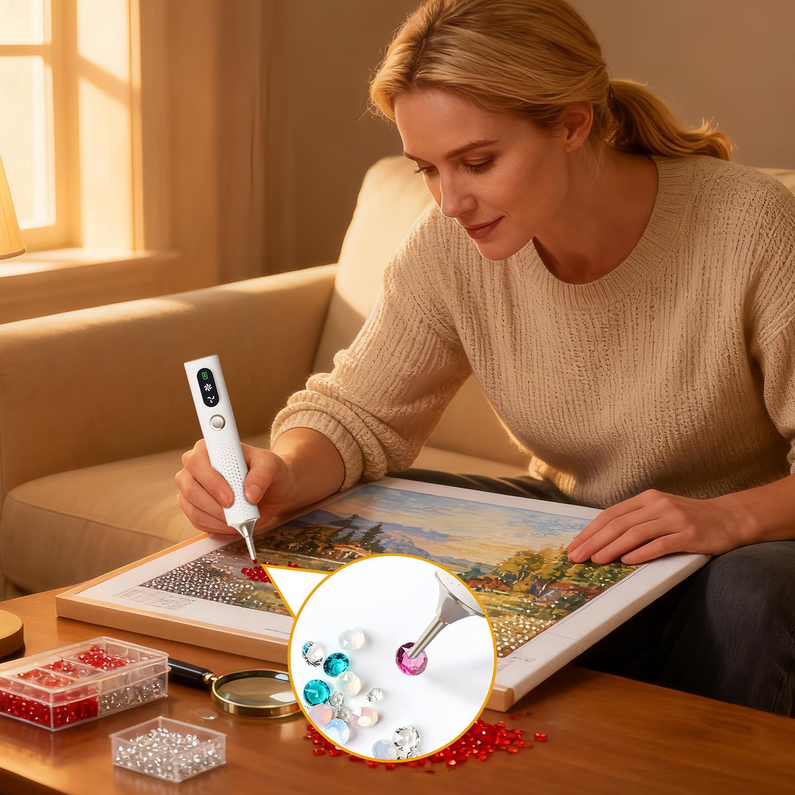 Rechargeable Wireless Diamond  - đánh giá và giá Embroidery Needle Pen