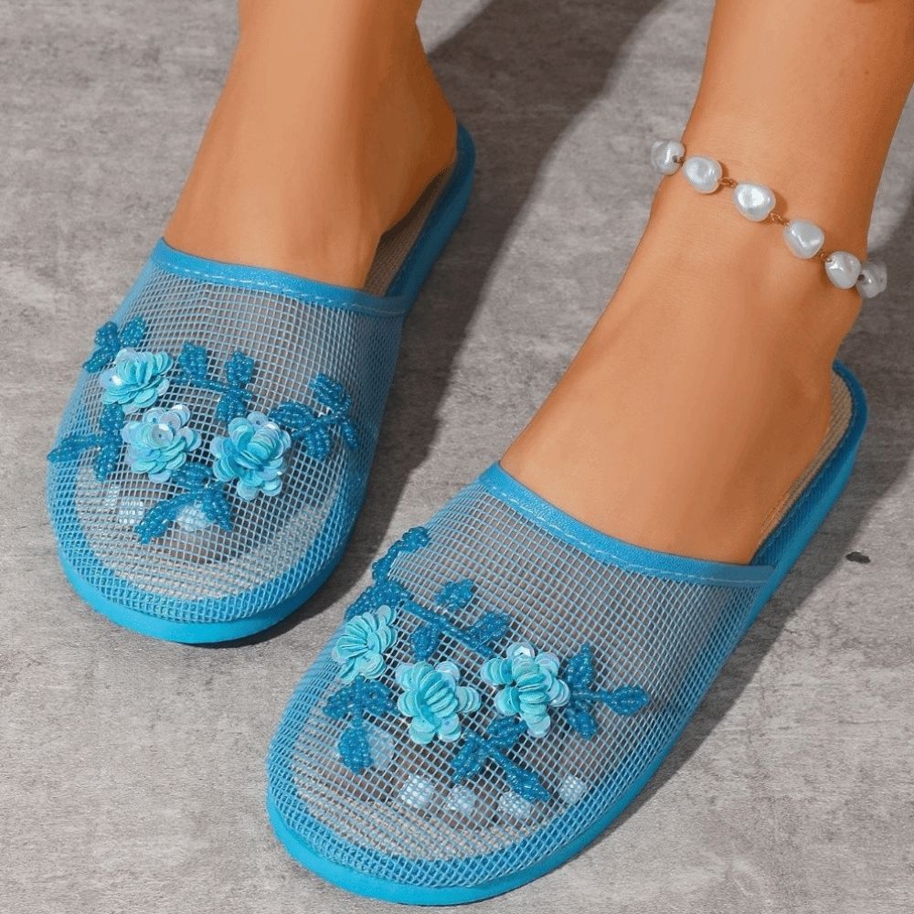Fashion Flower Embroidery Mesh - đánh giá và giá Embroidery Flower