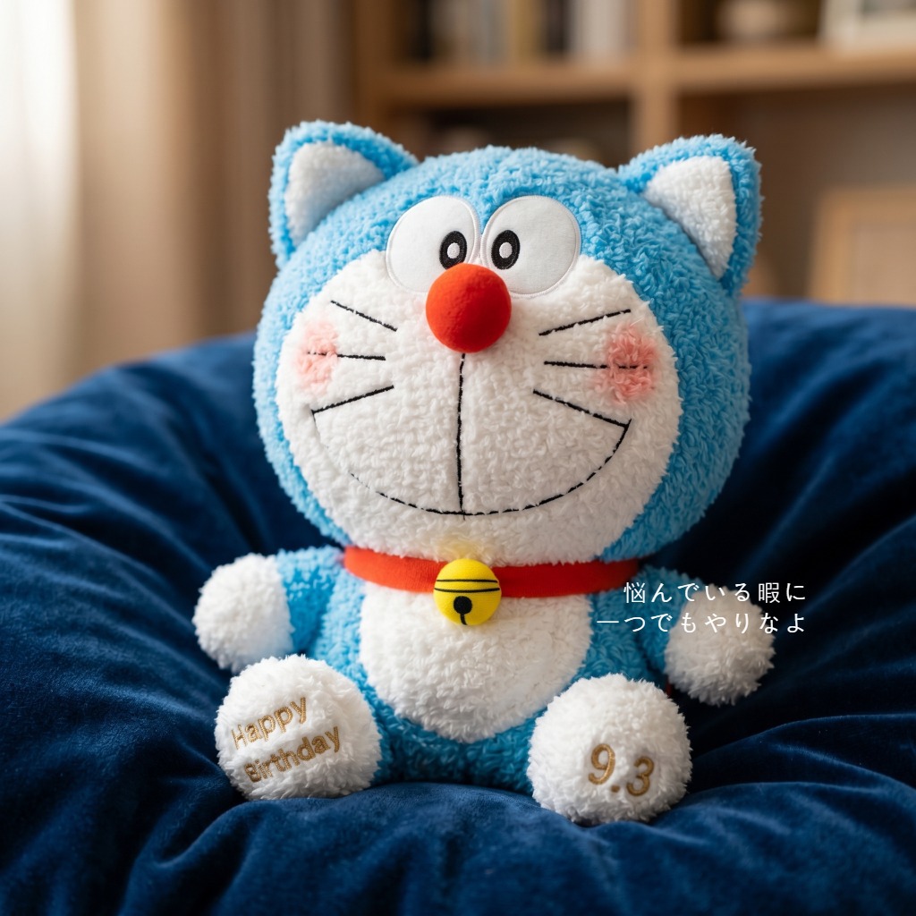 Cute Birthday Version Doraemon - đánh giá và giá Embroidery Lovers