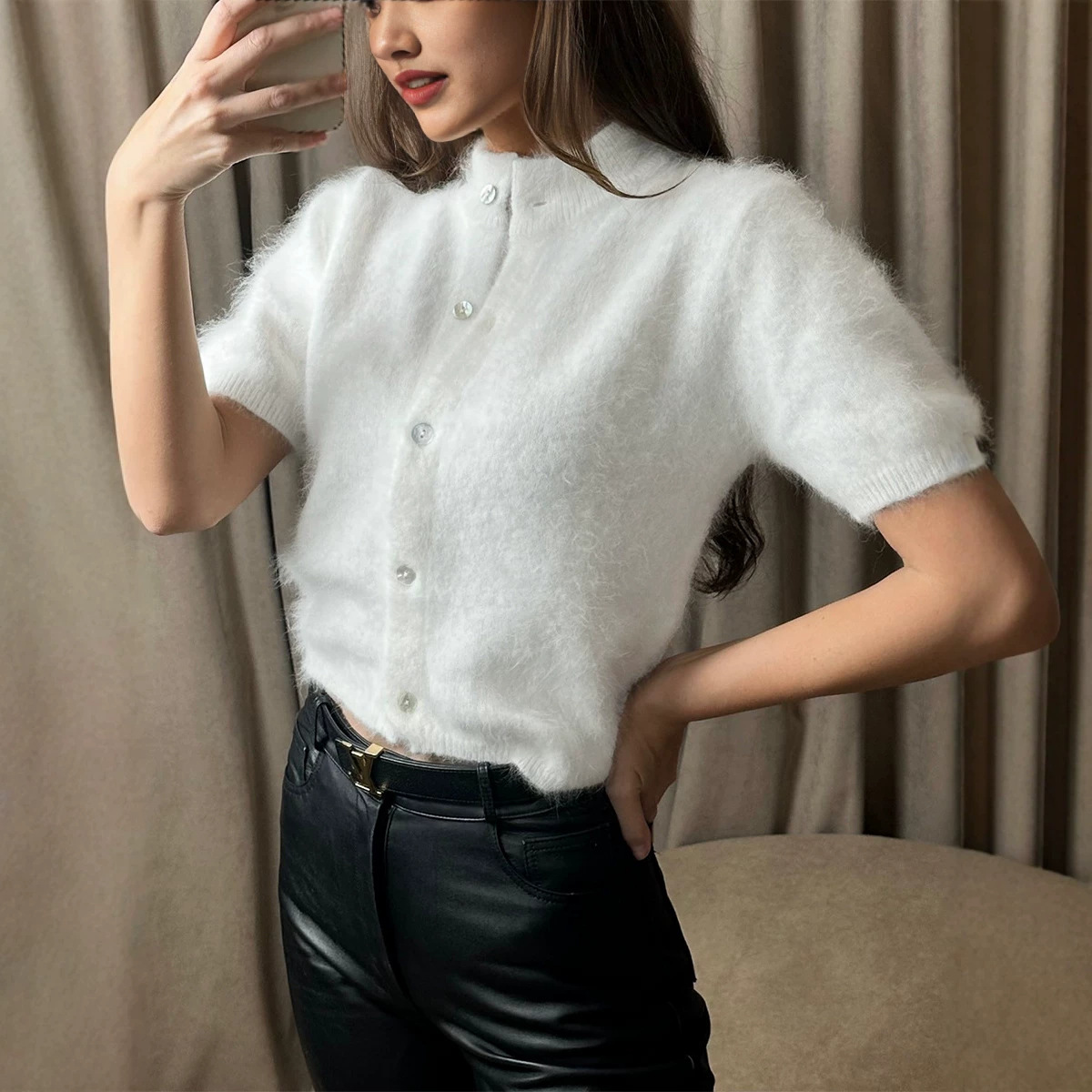 Women Elegant Cardigan Short S - đánh giá và giá Embroidery Cardigan
